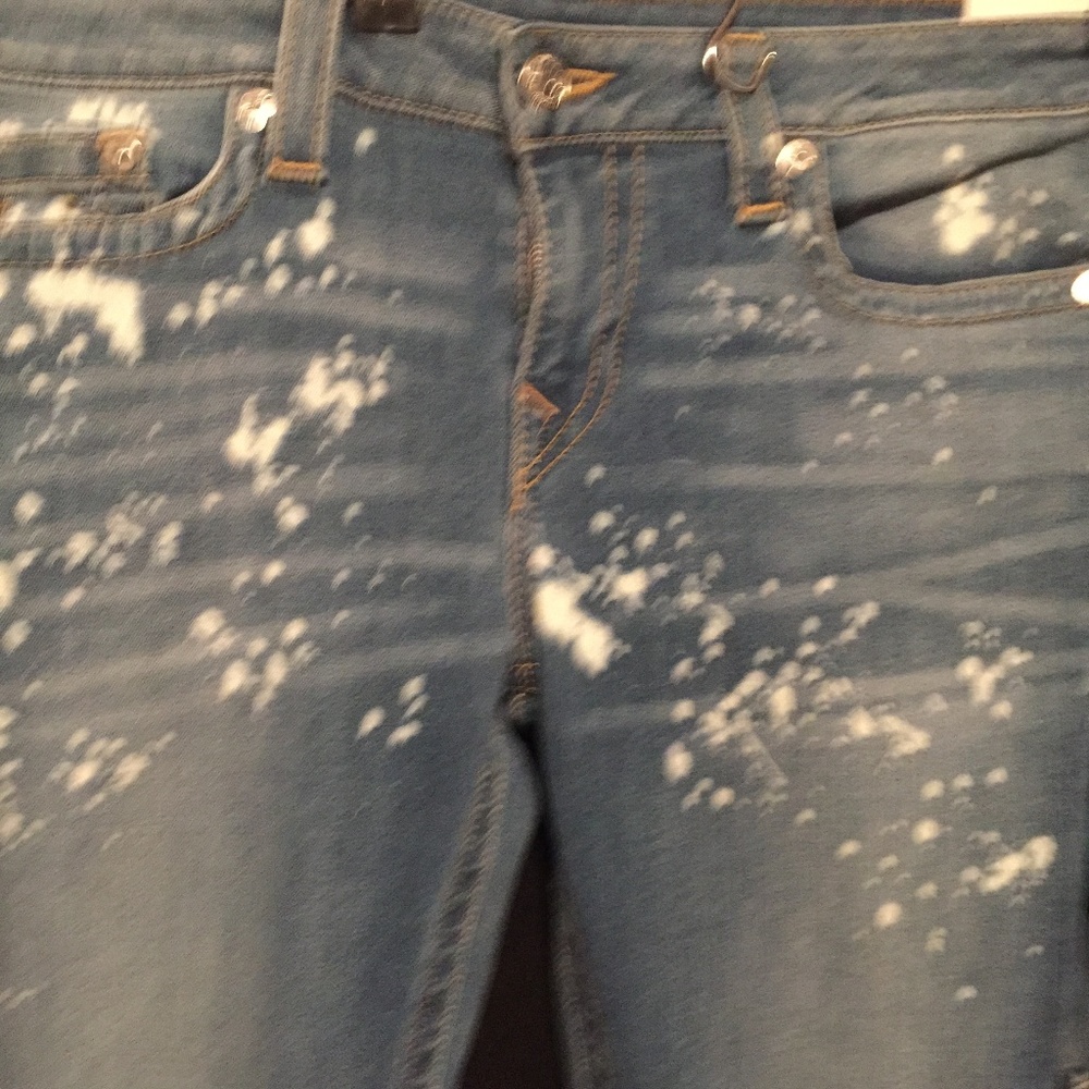 True Religion Bleached Super Skinny Jeans